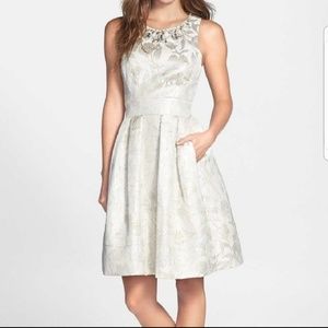 Stunning White & Silver Dress